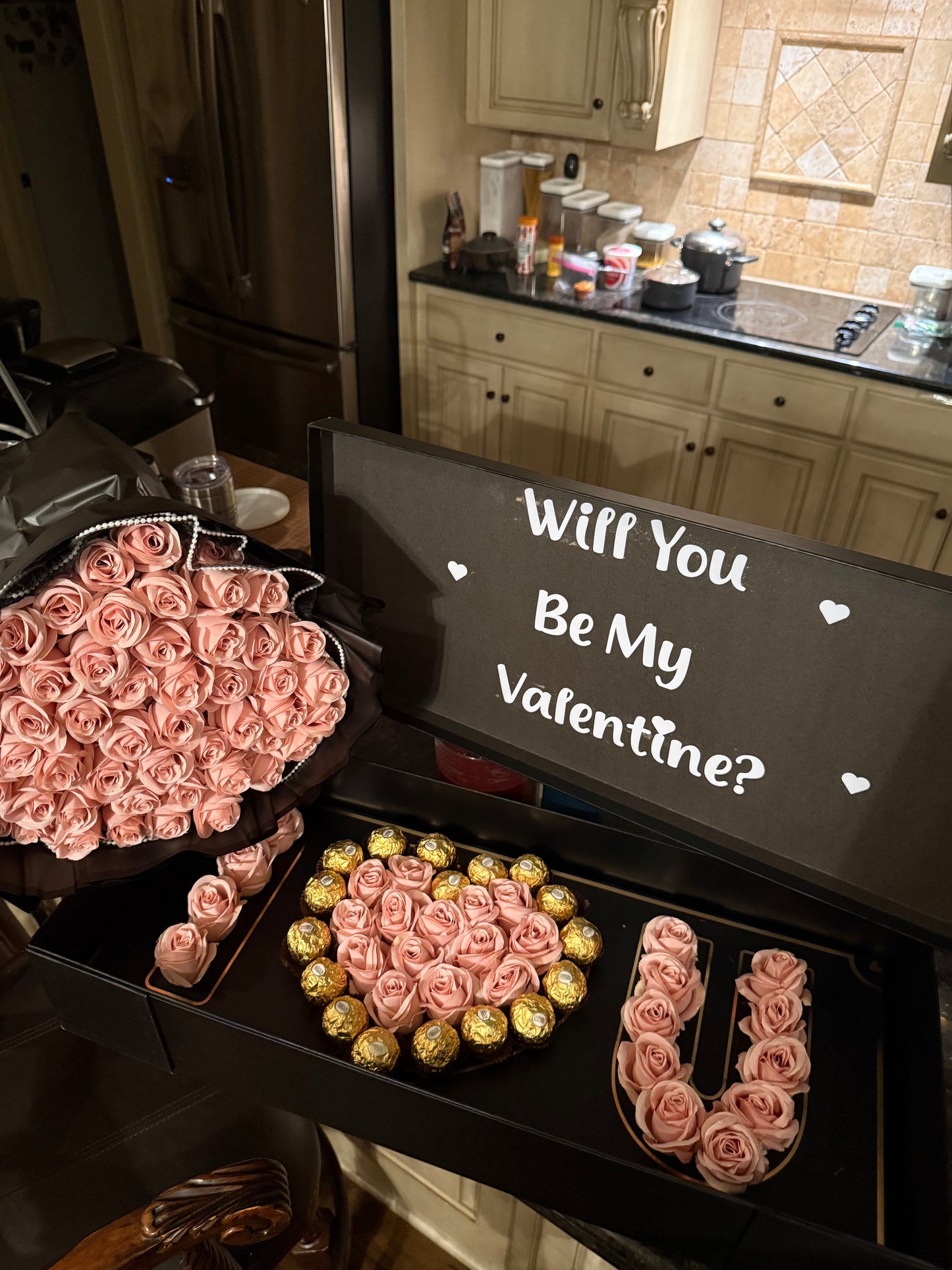 Valentines Day - I love you box (Dusty Pink)