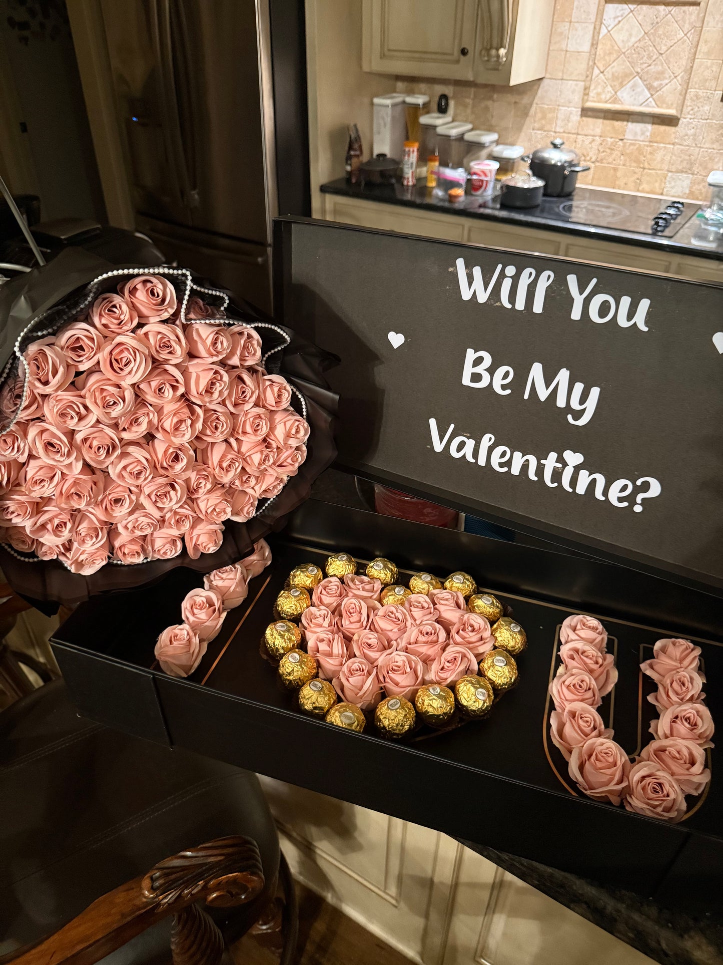 Valentines Day - I love you box (Dusty Pink)