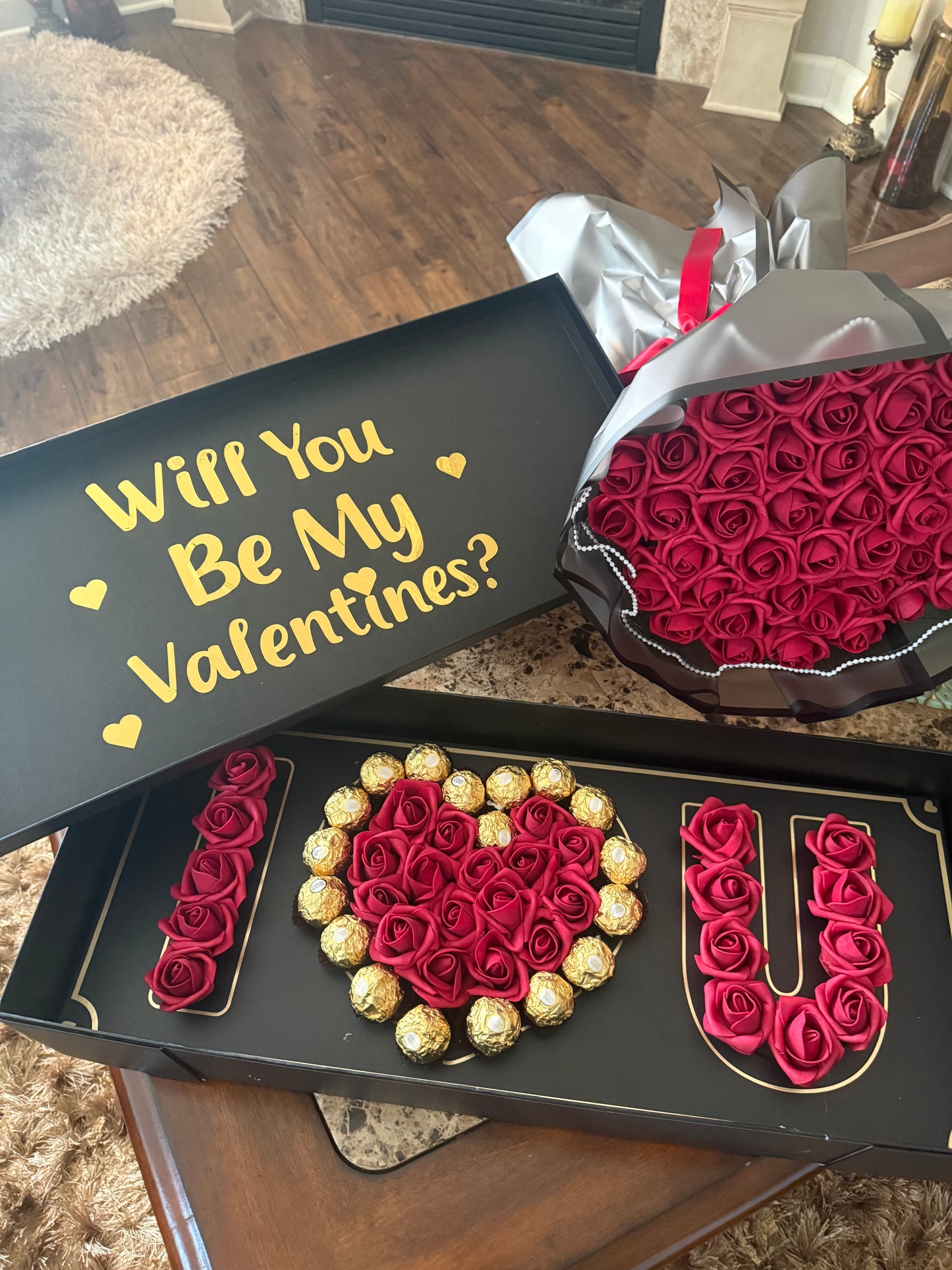 Valentines Day - I love you box (Red)