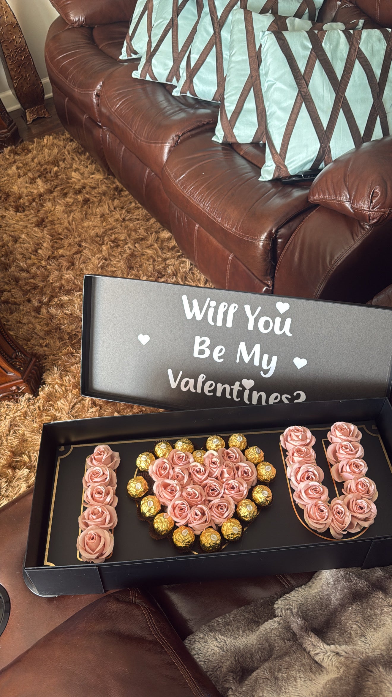 Valentines Day - I love you box (Dusty Pink)