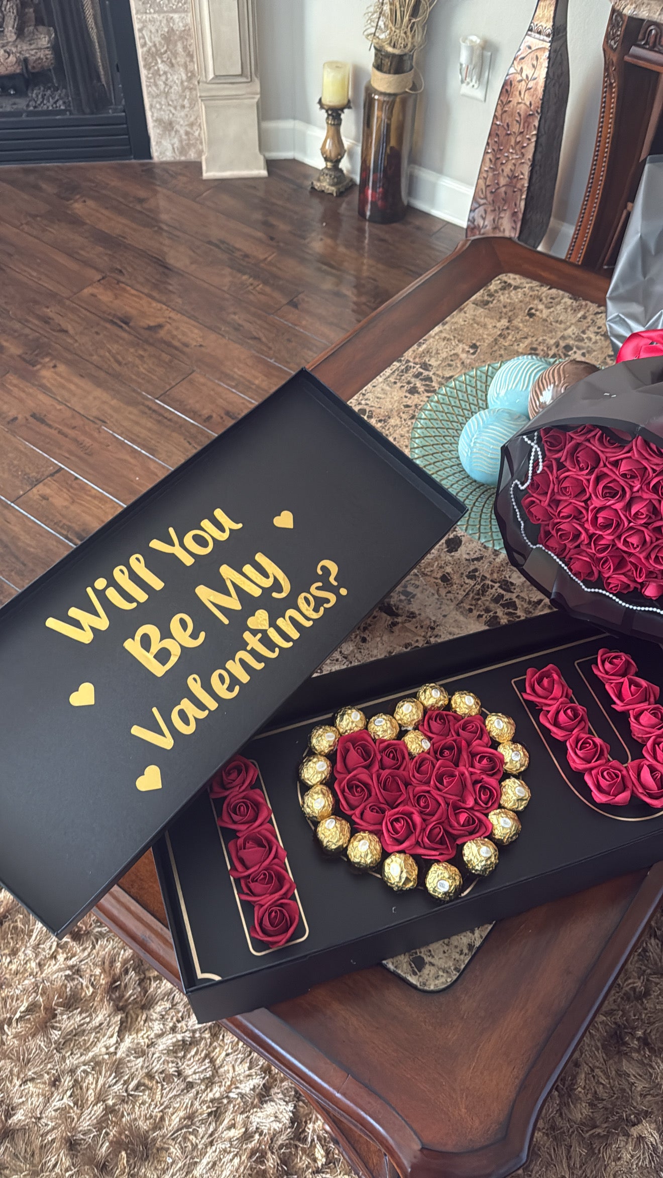 Valentines Day - I love you box (Red)